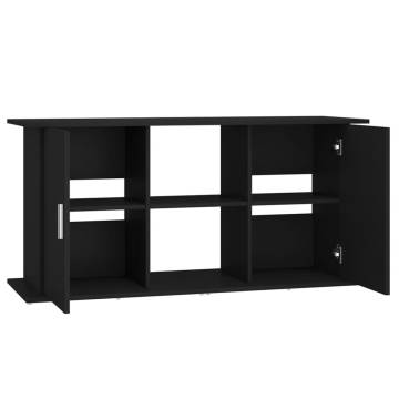 Aquarium Stand Black 121x41x58 cm - Engineered Wood