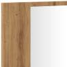 LED Mirror Cabinet Artisan Oak 90x12x45 cm - Durable & Stylish