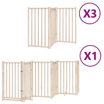 Foldable 15 Panel Dog Gate with Door - Safe & Durable