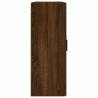 Wall Mounted Cabinet Brown Oak 69.5x34x90 cm | HipoMarket