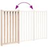 Dog Gate Foldable 3 Panels 150 cm Solid Wood Fir - Safe & Durable