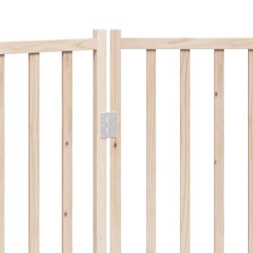 Dog Gate Foldable 3 Panels 150 cm Solid Wood Fir - Safe & Durable