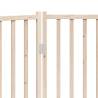 Dog Gate Foldable 3 Panels 150 cm Solid Wood Fir - Safe & Durable