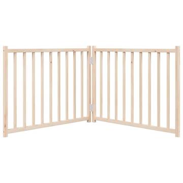 Dog Gate Foldable 2 Panels 160 cm – Solid Wood Fir | HipoMarket