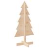 Wooden Christmas Tree Decoration - 100 cm Solid Pine | HipoMarket