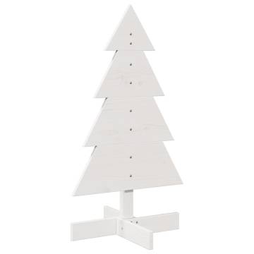 Wooden Christmas Tree for Decoration - White 80 cm | HipoMarket