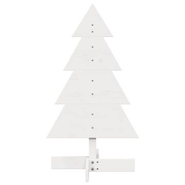 Wooden Christmas Tree for Decoration - White 80 cm | HipoMarket