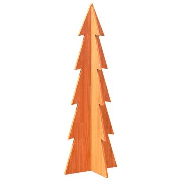 Rustic Wooden Christmas Tree - Wax Brown 112 cm | HipoMarket