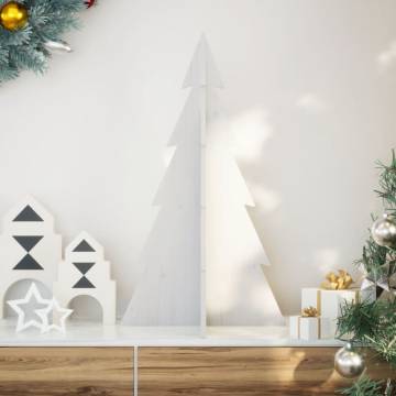 Wooden Christmas Tree 80 cm - Solid Pine Decor