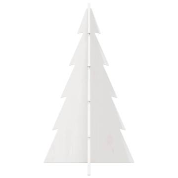 Wooden Christmas Tree 80 cm - Solid Pine Decor