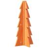 Wooden Christmas Tree Decoration - Wax Brown, 49 cm Solid Pine