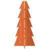 Wooden Christmas Tree Decoration - Wax Brown, 49 cm Solid Pine