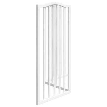 Foldable 3-Panel Dog Gate - White Poplar Wood | HipoMarket