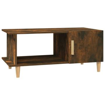 Coffee Table Smoked Oak - Stylish & Functional | HipoMarket