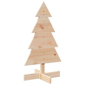 Wooden Christmas Tree - 80 cm Solid Pine Decor | HipoMarket