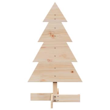 Wooden Christmas Tree - 80 cm Solid Pine Decor | HipoMarket