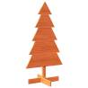 Wooden Christmas Tree Wax Brown 100 cm | Hipomarket UK