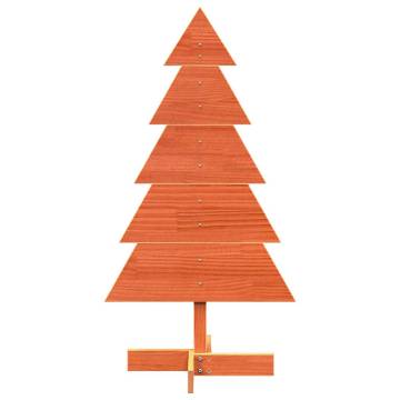 Wooden Christmas Tree Wax Brown 100 cm | Hipomarket UK