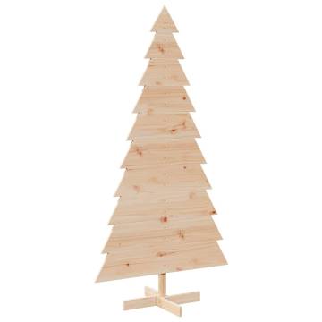 Wooden Christmas Tree 180 cm - Solid Pine Decor | Hipomarket