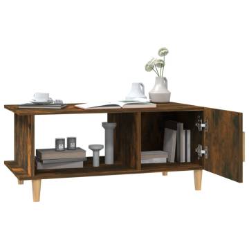 Coffee Table Smoked Oak - Stylish & Functional | HipoMarket