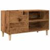 Record Cabinet Old Wood | Stylish Vinyl Storage 84.5x38x48 cm