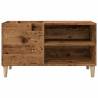 Record Cabinet Old Wood | Stylish Vinyl Storage 84.5x38x48 cm