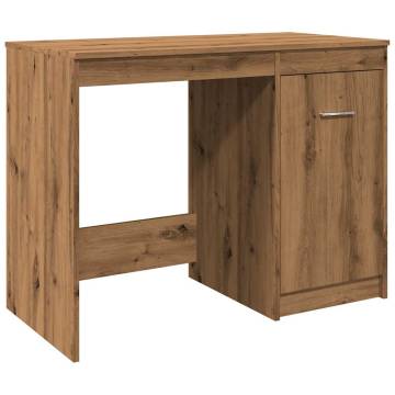 Desk Artisan Oak 100x50 cm | Modern Engineered Wood Furniture