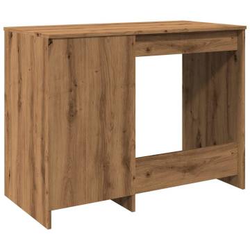 Desk Artisan Oak 100x50 cm | Modern Engineered Wood Furniture