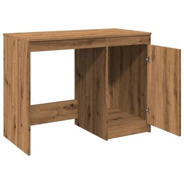 Desk Artisan Oak 100x50 cm | Modern Engineered Wood Furniture