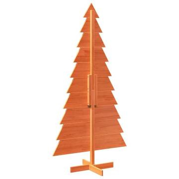 Wooden Christmas Tree for Decoration - Wax Brown 180 cm