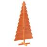 Wooden Christmas Tree for Decoration - Wax Brown 180 cm