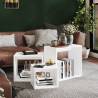 Nesting Tables 3 pcs - Stylish White Engineered Wood Set