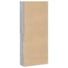 Book Cabinet Grey Sonoma - Engineered Wood Storage Solution