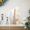 Wooden Christmas Tree 49cm - Solid Pine Holiday Decoration