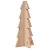 Wooden Christmas Tree 49cm - Solid Pine Holiday Decoration