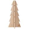 Wooden Christmas Tree 49cm - Solid Pine Holiday Decoration