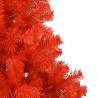 Red Pre-lit Christmas Tree with Ball Set - 180 cm PVC