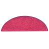 Carpet Stair Treads - Pink 15 pcs | 56x17x3 cm | HiPoMarket