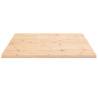 Solid Wood Pine Square Table Top - 90x90x2.5 cm