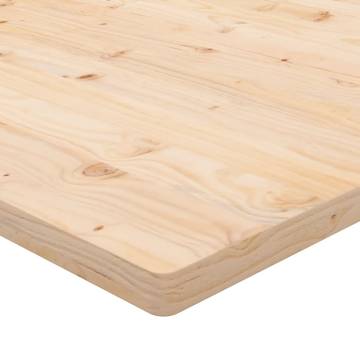 Solid Wood Pine Square Table Top - 90x90x2.5 cm