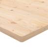 Solid Wood Pine Square Table Top - 90x90x2.5 cm