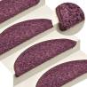  Carpet Stair Treads 15 pcs Dark Purple 56x17x3 cm Colour dark purple Size 56 x 17 x 3 cm Quantity in Package 15 