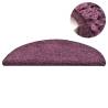 Carpet Stair Treads - 15 pcs Dark Purple - Non-Slip & Washable