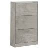 Shoe Cabinet Concrete Grey - Stylish Storage Solution | Hipomarket