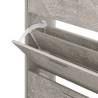 Shoe Cabinet Concrete Grey - Stylish Storage Solution | Hipomarket