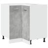 Concrete Grey Kitchen Cabinet - Stylish & Practical Storage