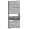 Shoe Cabinet Grey Sonoma 59x17x150 cm | Stylish Storage Solution