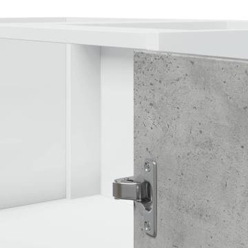 Concrete Grey Kitchen Cabinet - Stylish & Practical Storage