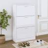  Shoe Cabinet High Gloss White 63x24x103 cm Engineered Wood Colour high gloss white Quantity in Package 1 Height 103 cm Width 63 cm 