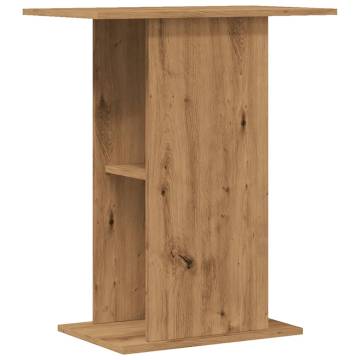 Stylish Aquarium Stand in Artisan Oak - 36x60.5x72.5 cm